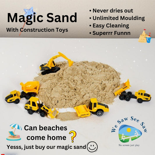 Magic Sand with Construction Set